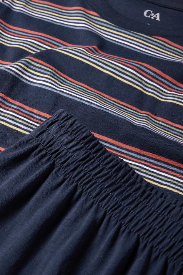 Hombre - Pijama corto - azul oscuro