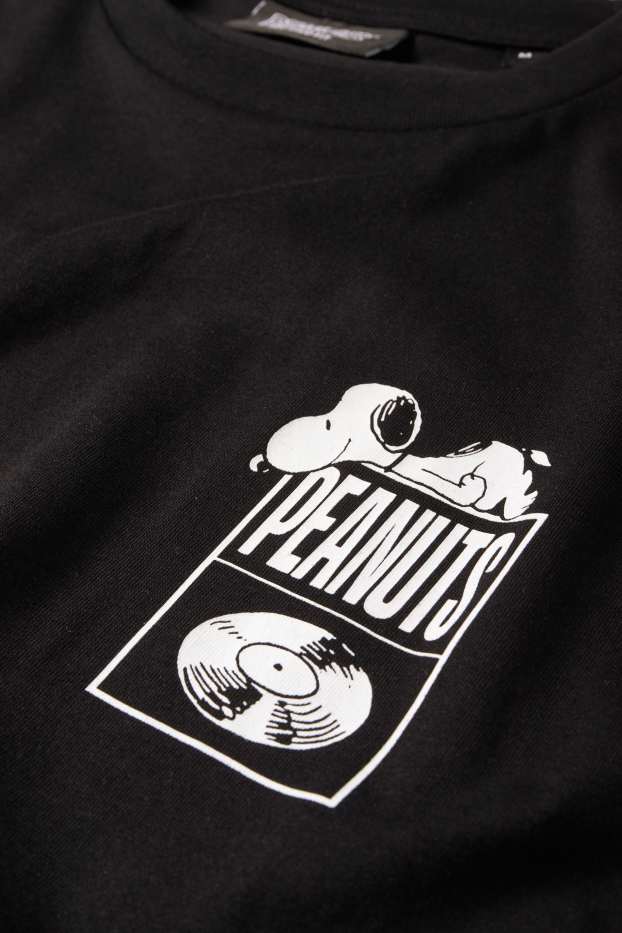 Hommes - T-shirt - relaxed fit - Peanuts - noir