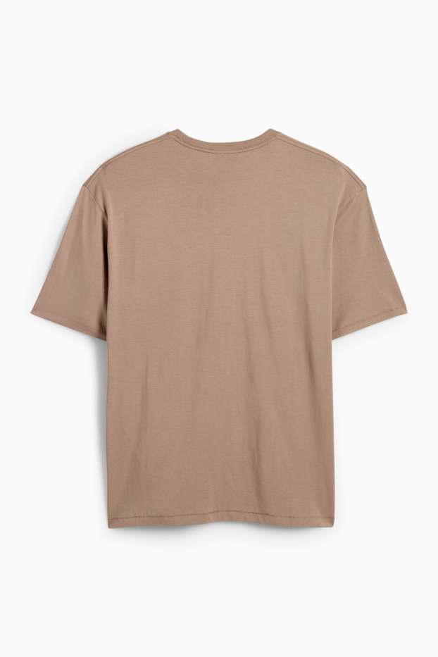 Herren - T-Shirt - Relaxed Fit - taupe