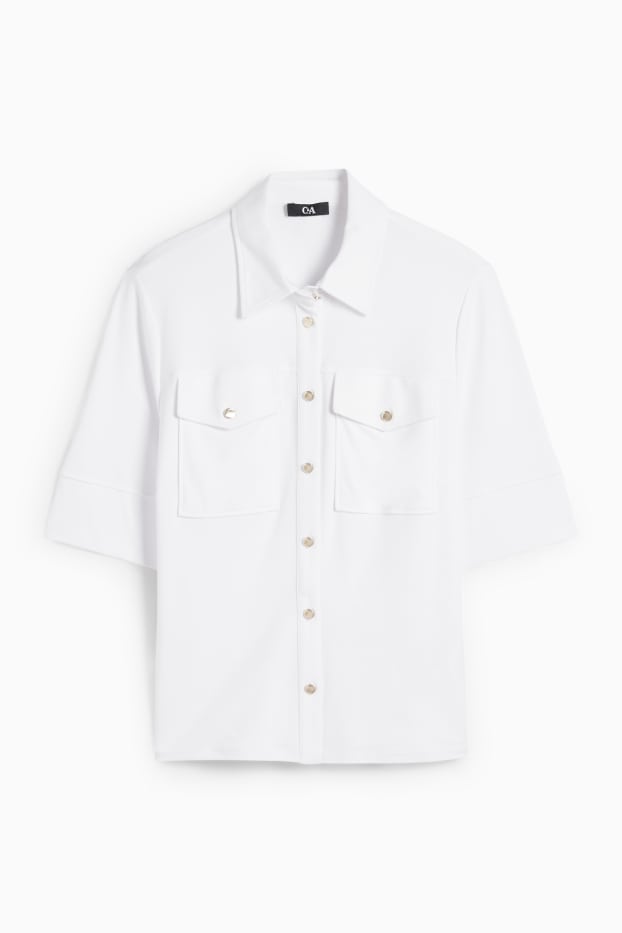 Damen - Bluse - weiss