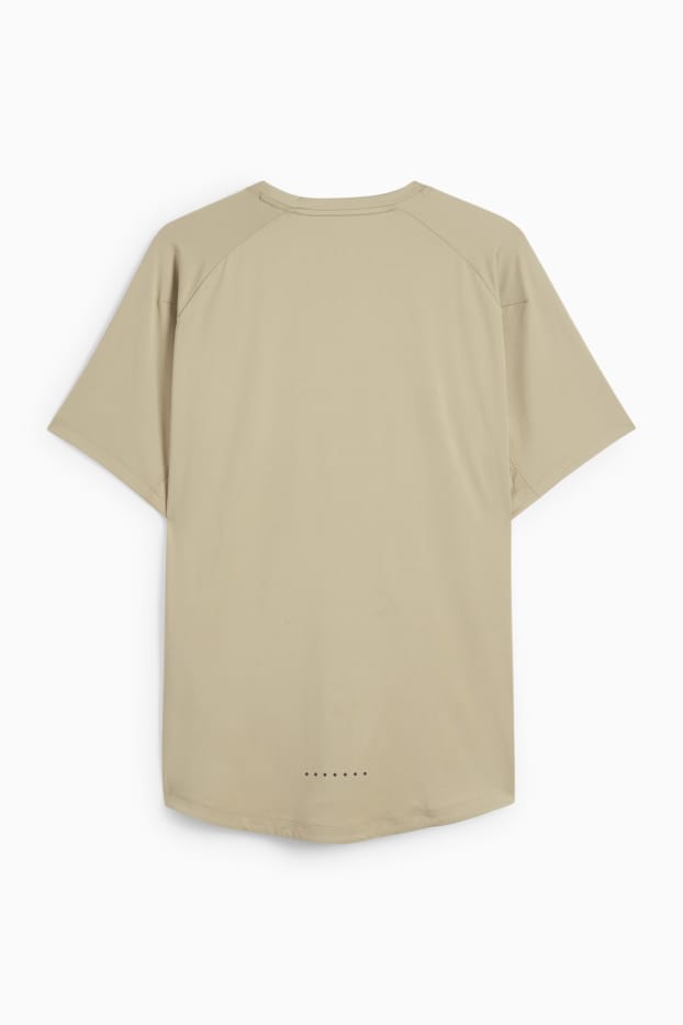 Uomo - T-shirt sportiva - regular fit - 4 Way Stretch - verde chiaro