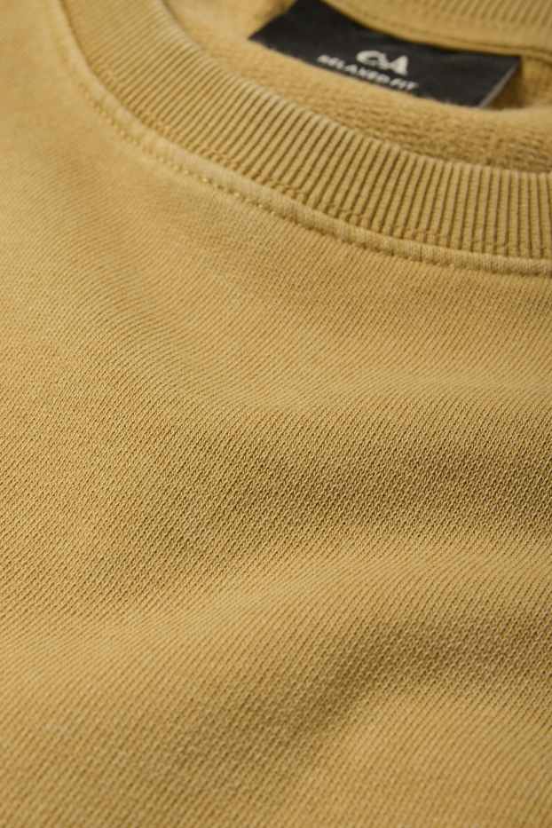Mężczyźni - T-shirt - relaxed fit - kaki