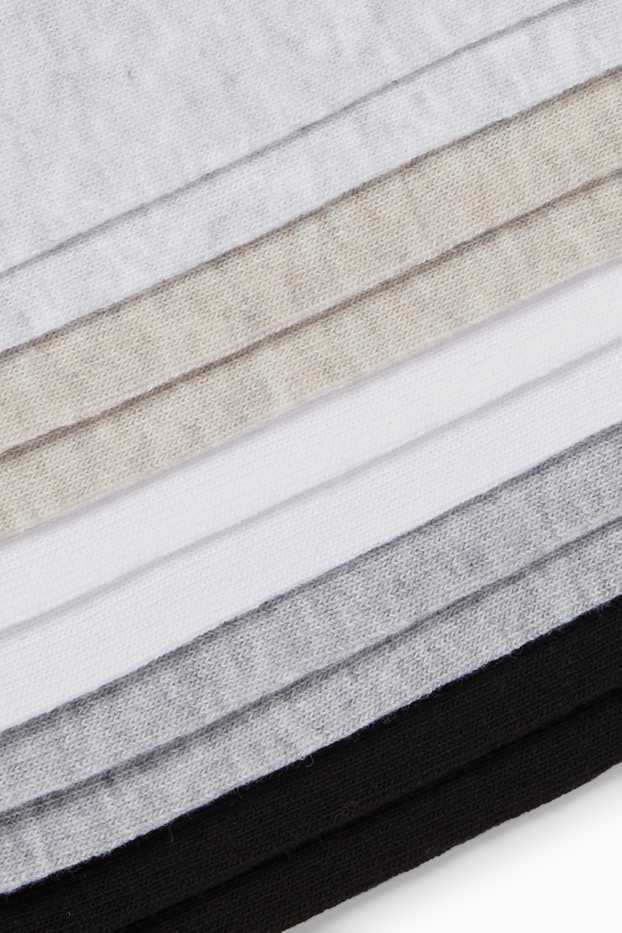 Femmes - Lot de 5 paires - socquettes de sport - gris clair