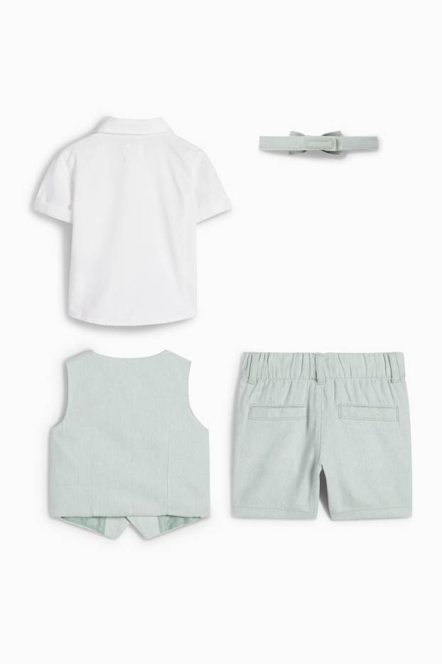 Nadó nen - Conjunt per a nadó - 4 peces - verd menta