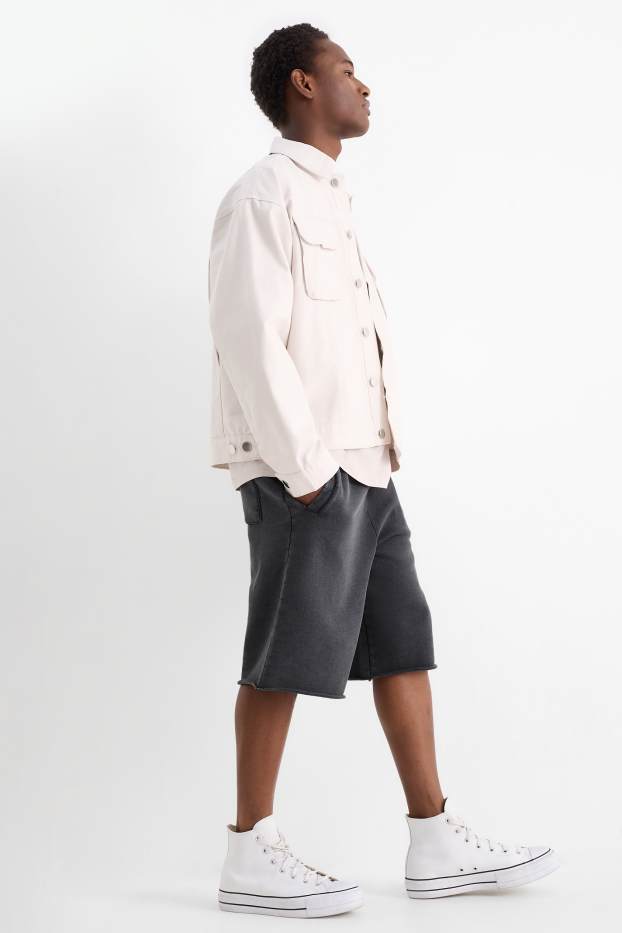 Herren - Sweatshorts - anthrazit