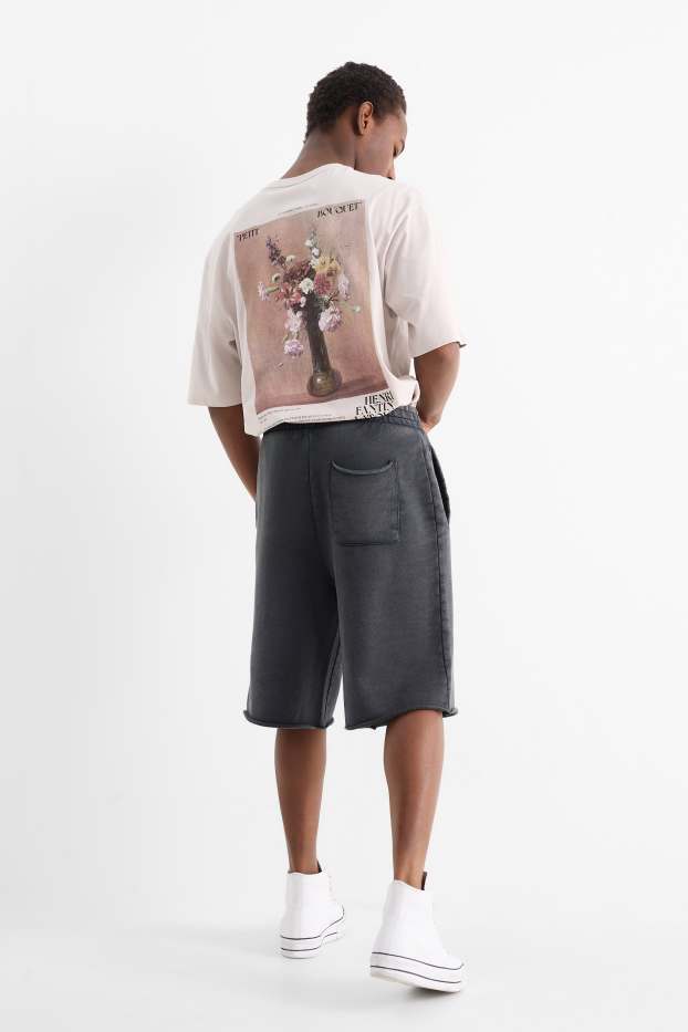 Herren - Sweatshorts - anthrazit