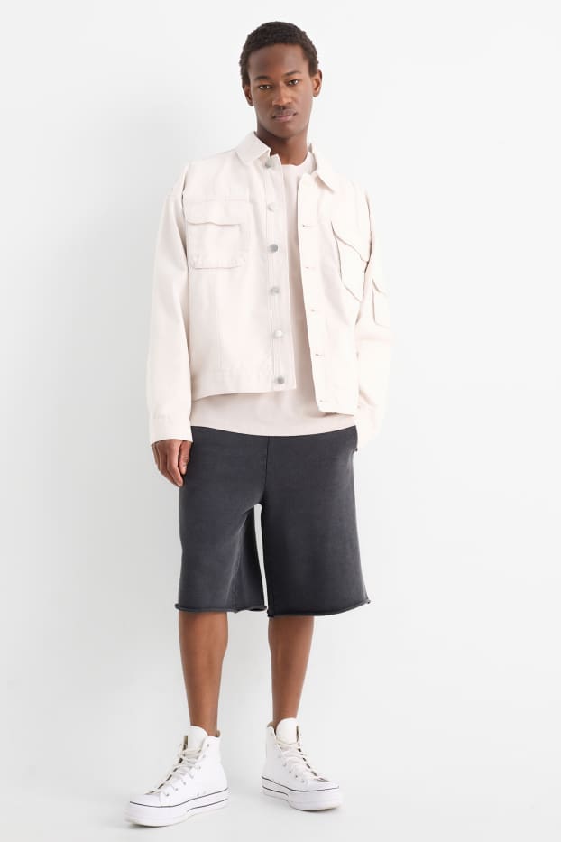 Uomo - Shorts di felpa - antracite