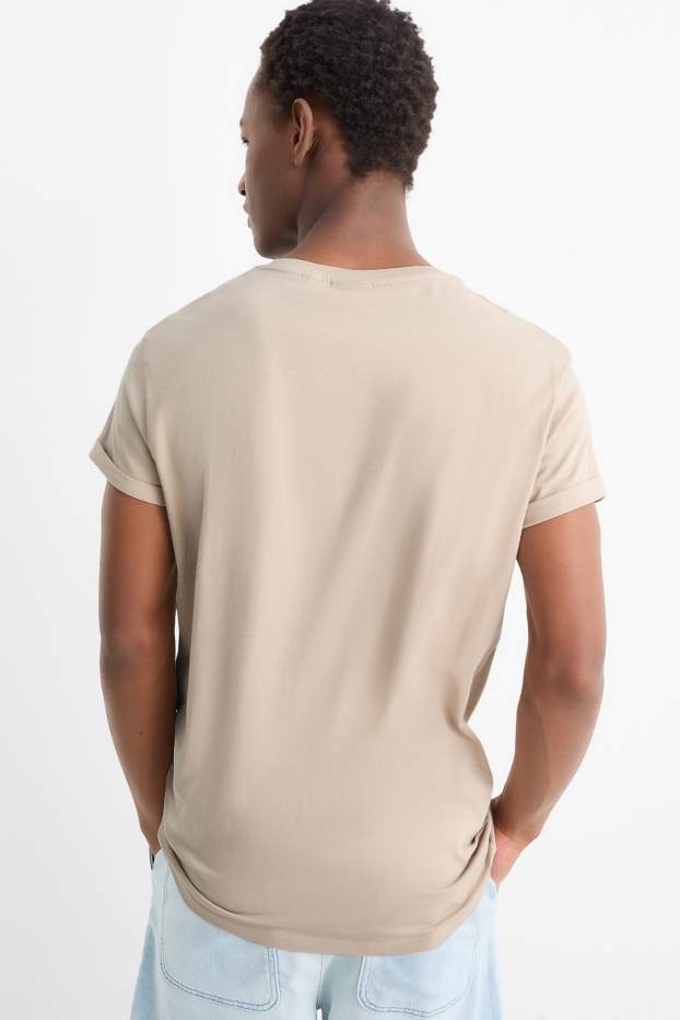 Hommes - T-shirt - beige clair
