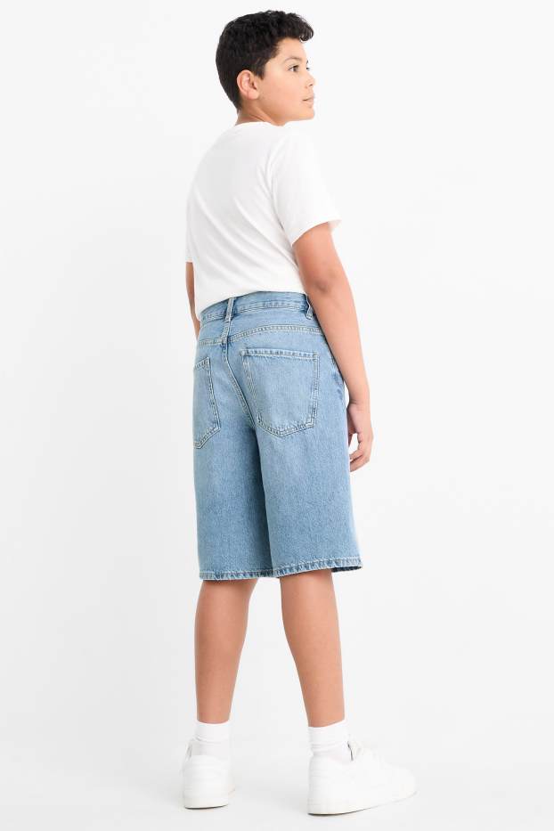 Bambini - Bermuda di jeans - jeans azzurro