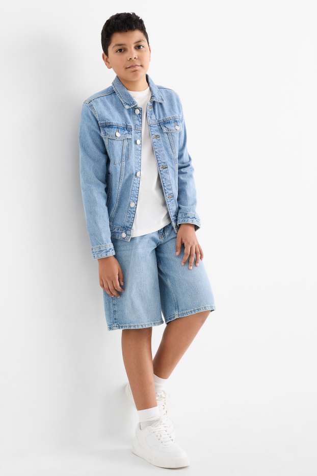 Bambini - Bermuda di jeans - jeans azzurro