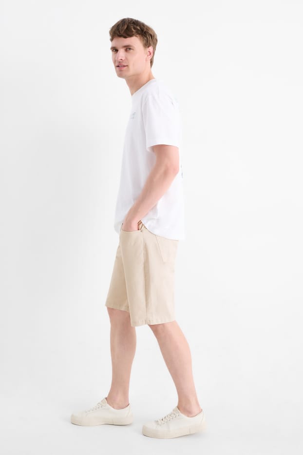 Uomo - Shorts - beige