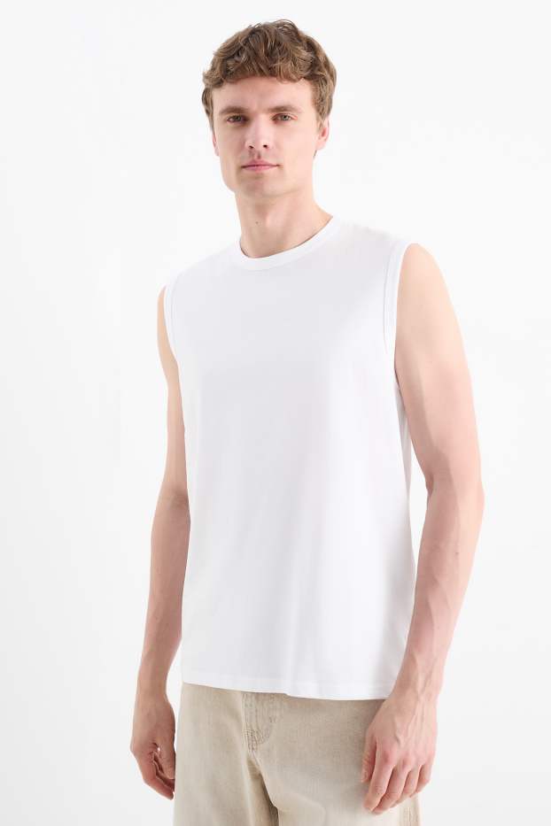 Uomo - Canotta - bianco