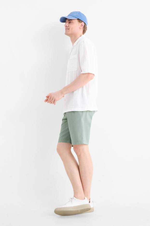 Hommes - Short - Flex - turquoise