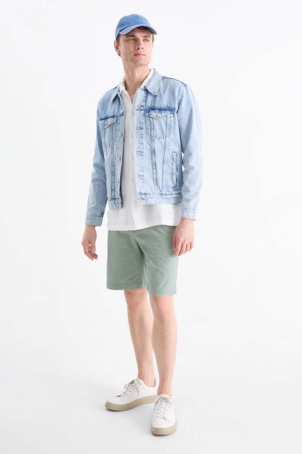 Hommes - Short - Flex - turquoise