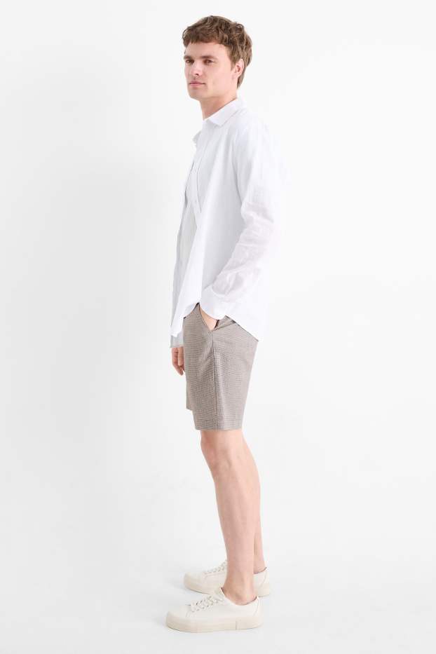 Herren - Shorts - strukturiert - grau