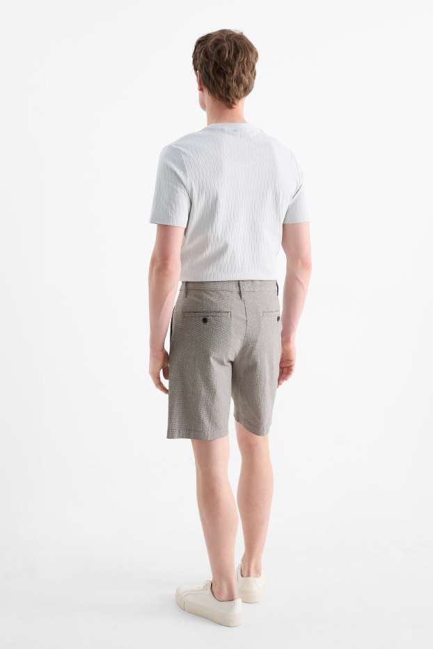Herren - Shorts - strukturiert - grau