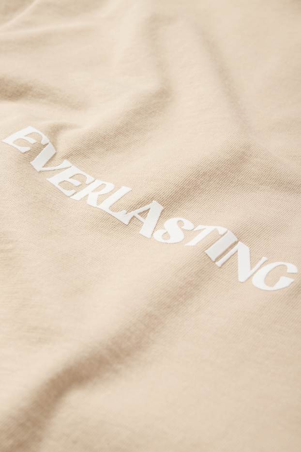 Men - T-shirt - relaxed fit - beige