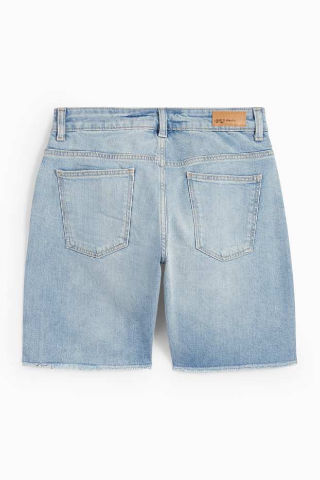 Bambine - Shorts di jeans - jeans azzurro