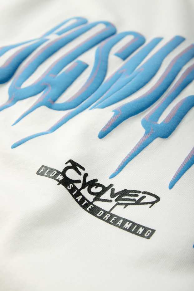 Men - T-shirt - relaxed fit - white