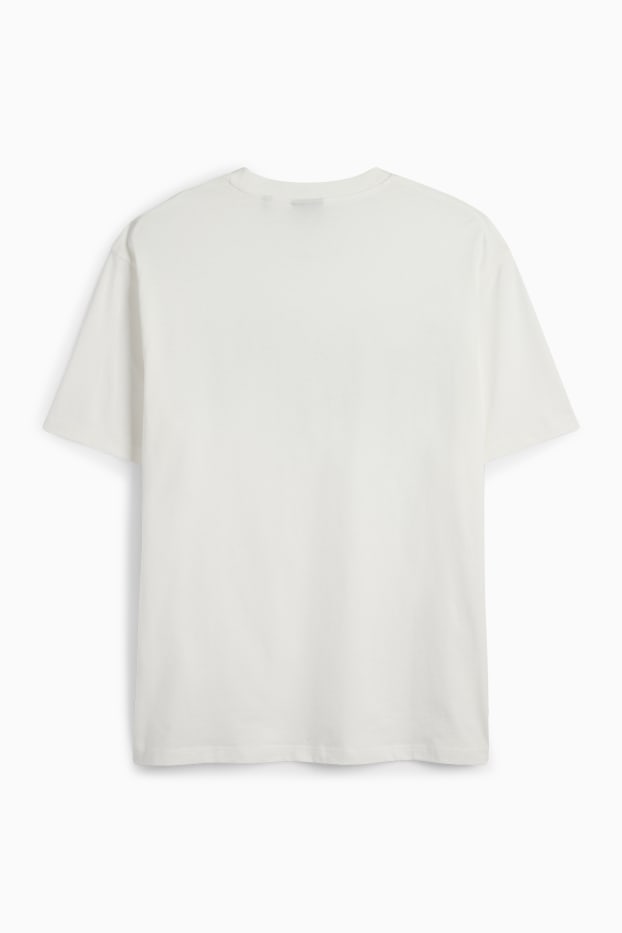 Men - T-shirt - relaxed fit - white