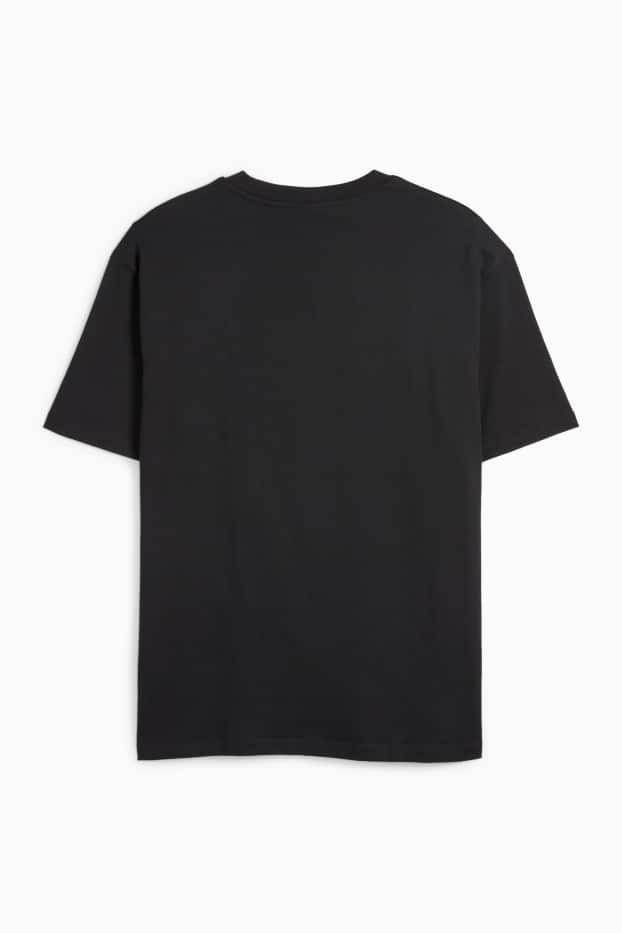 Bărbați - Tricou - relaxed fit - negru