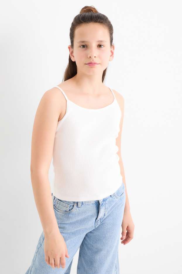 Děti - dívky - Harry Potter - souprava - tričko s krátkým rukávem a top - 2dílná - tmavomodrá / krémově bílá