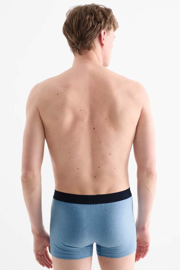 Heren - Set van 5 - trunks - donkerblauw