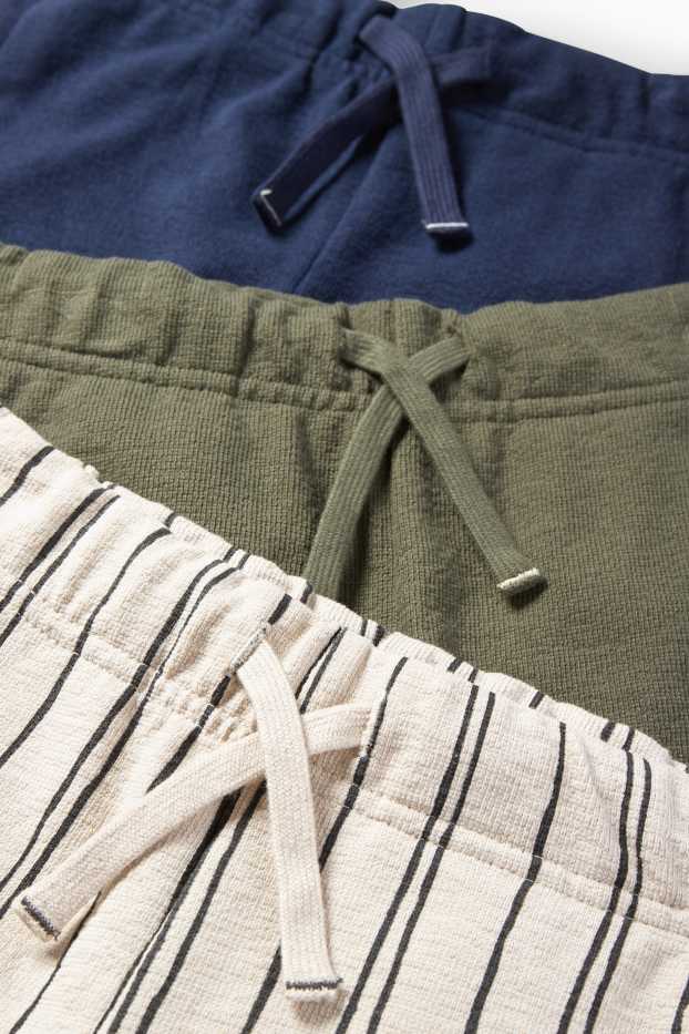 Bambini - Confezione da 3 - shorts in felpa - blu scuro