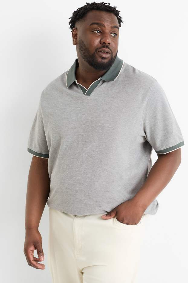 Herren - Poloshirt - grün