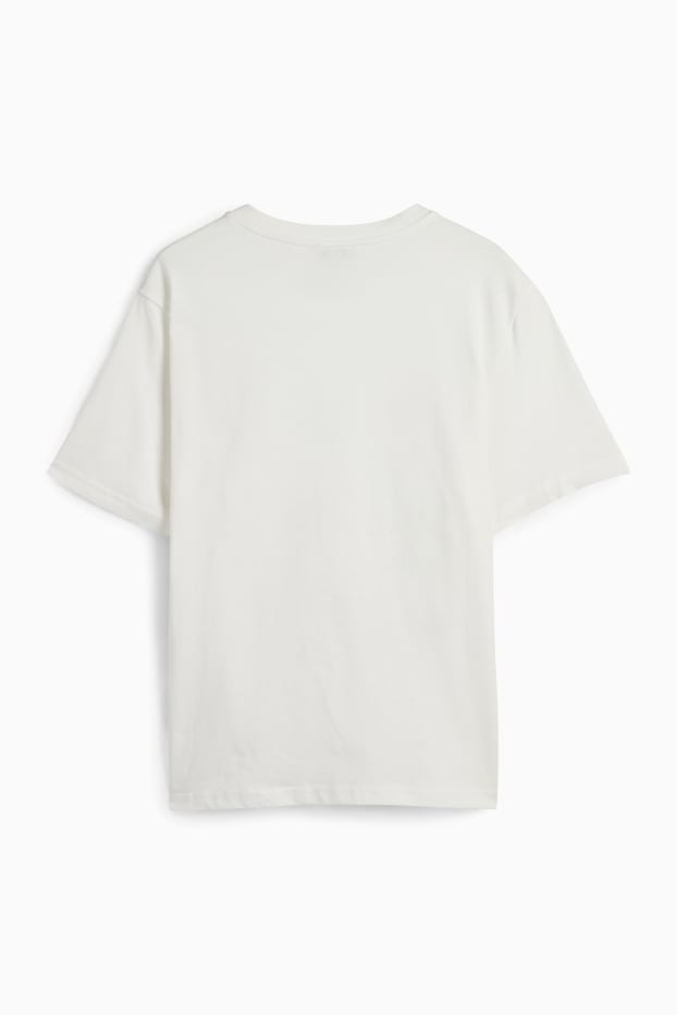 Damen - T-Shirt - Oversized - weiss