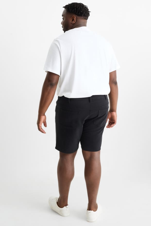 Heren - Bermuda - Flex - zwart