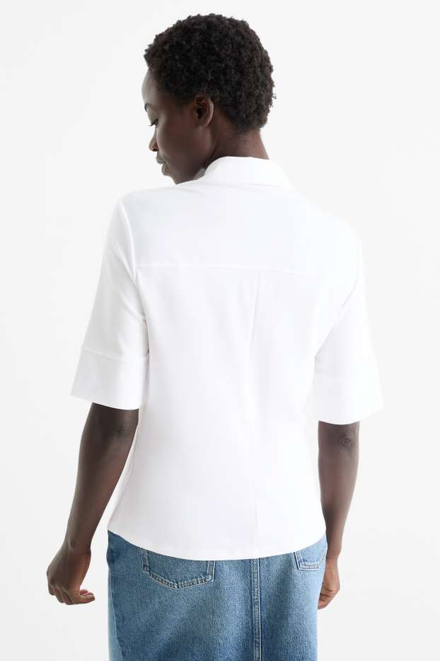 Damen - Bluse - weiss