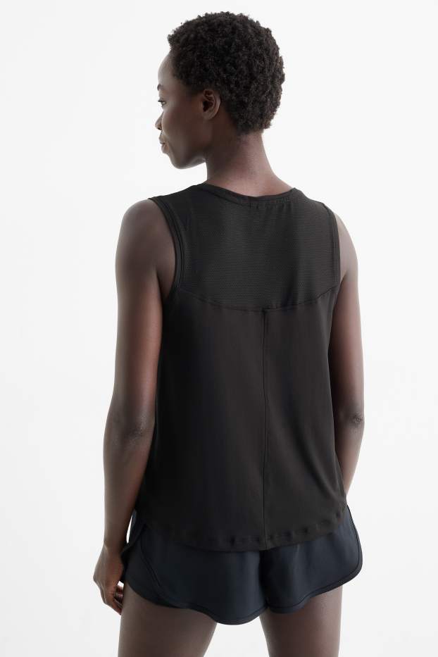 Women - Active top - 4 Way Stretch - black