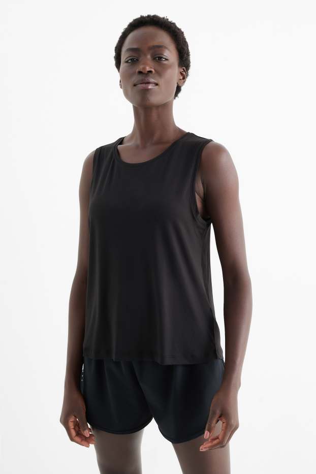 Women - Active top - 4 Way Stretch - black