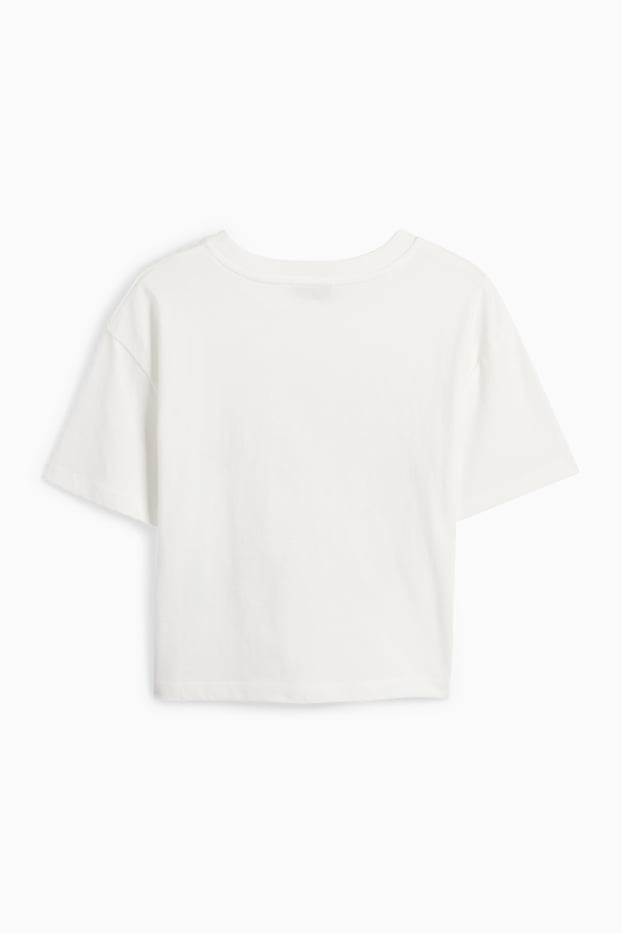 Enfants filles - Dauphin - T-shirt - blanc
