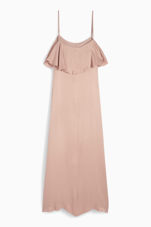 Donna - Vestito di raso - rosa