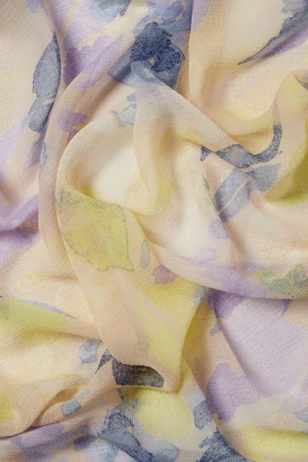 Damen - Tuch - gemustert - gelb