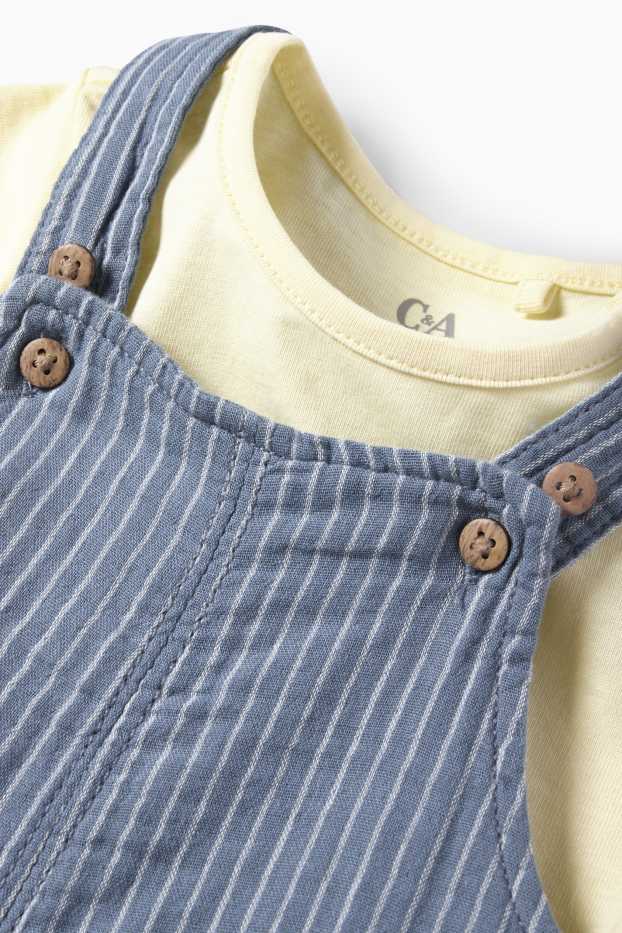 Baby Jungen - Baby-Outfit - 2 teilig - blau
