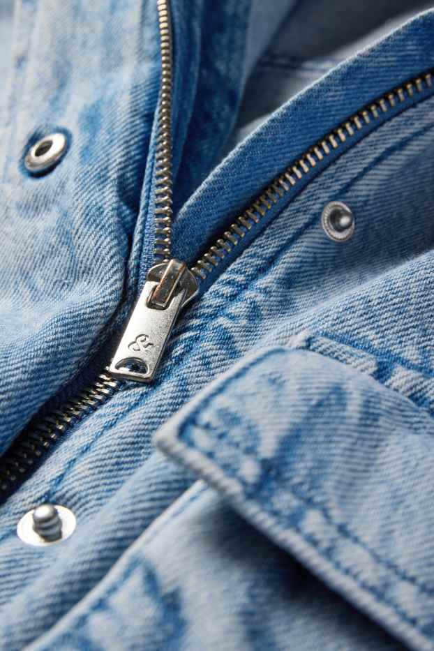 Damen - Jeans-Blouson - helljeansblau