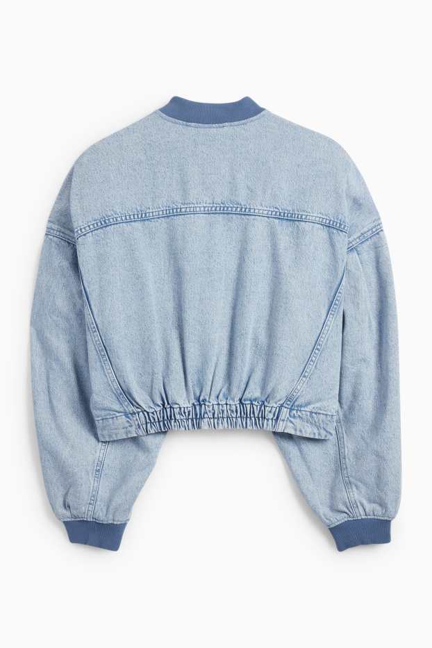 Damen - Jeans-Blouson - helljeansblau