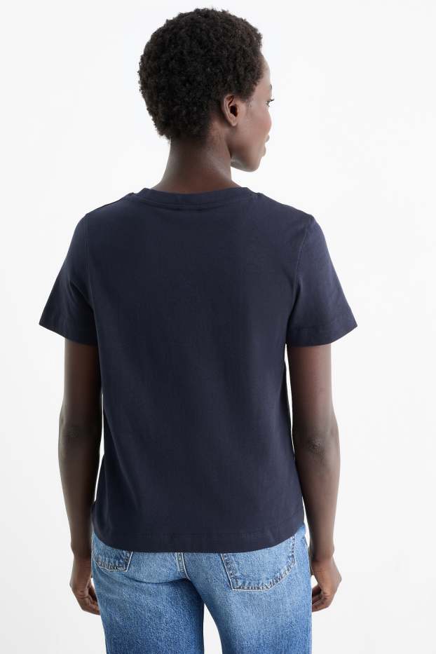 Donna - T-shirt - slim fit - blu scuro