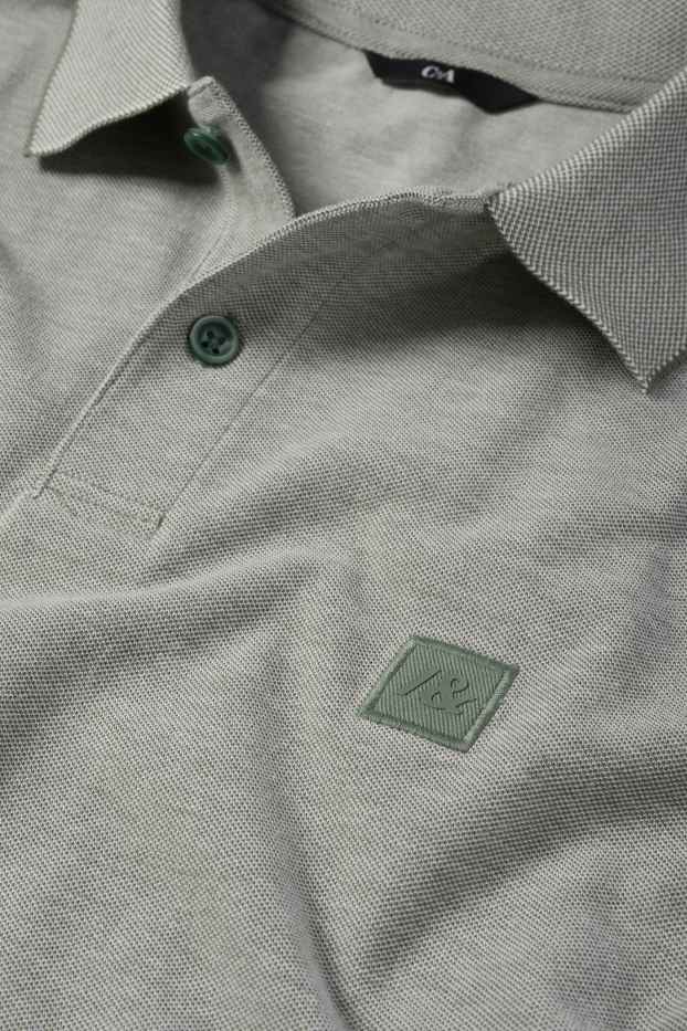 Hommes - Polo - gris
