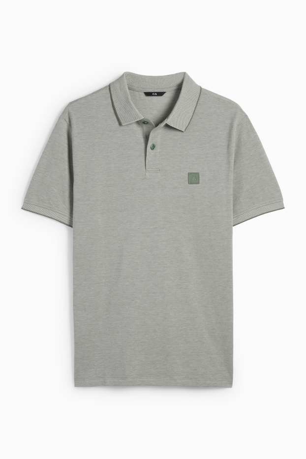 Hommes - Polo - gris