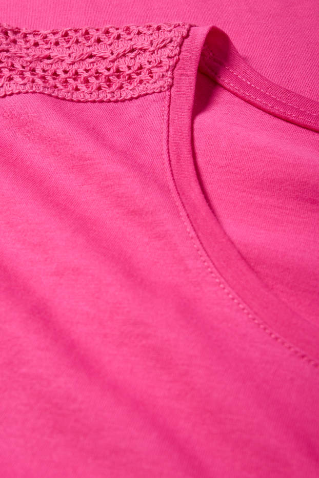Damen - T-Shirt - pink