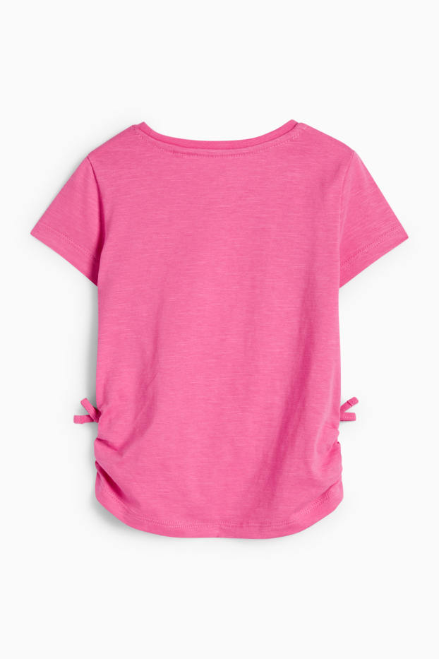 Enfants filles - Fleurs - T-shirt - rose