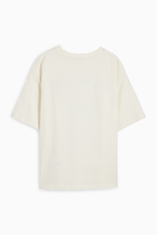 Bambine - T-shirt con strass - rodeo - bianco crema