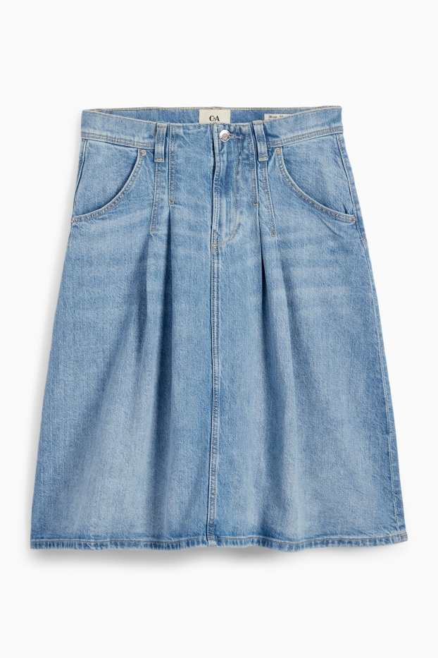 Mujer - Falda vaquera - vaqueros - azul claro