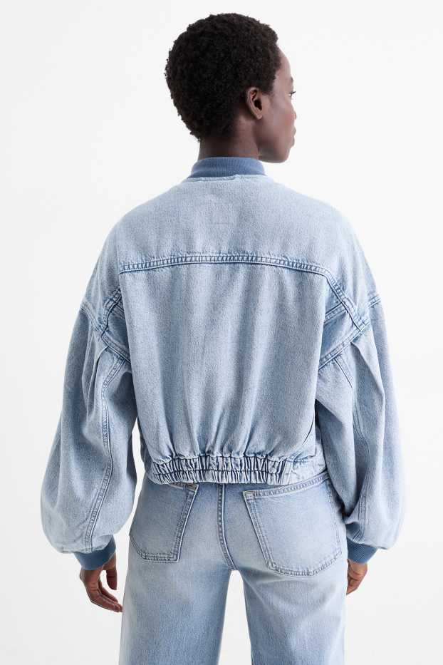 Damen - Jeans-Blouson - helljeansblau
