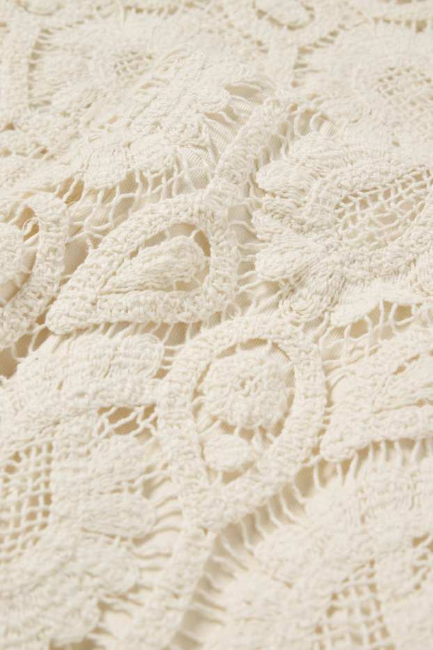 Damen - Bleistiftrock - beige