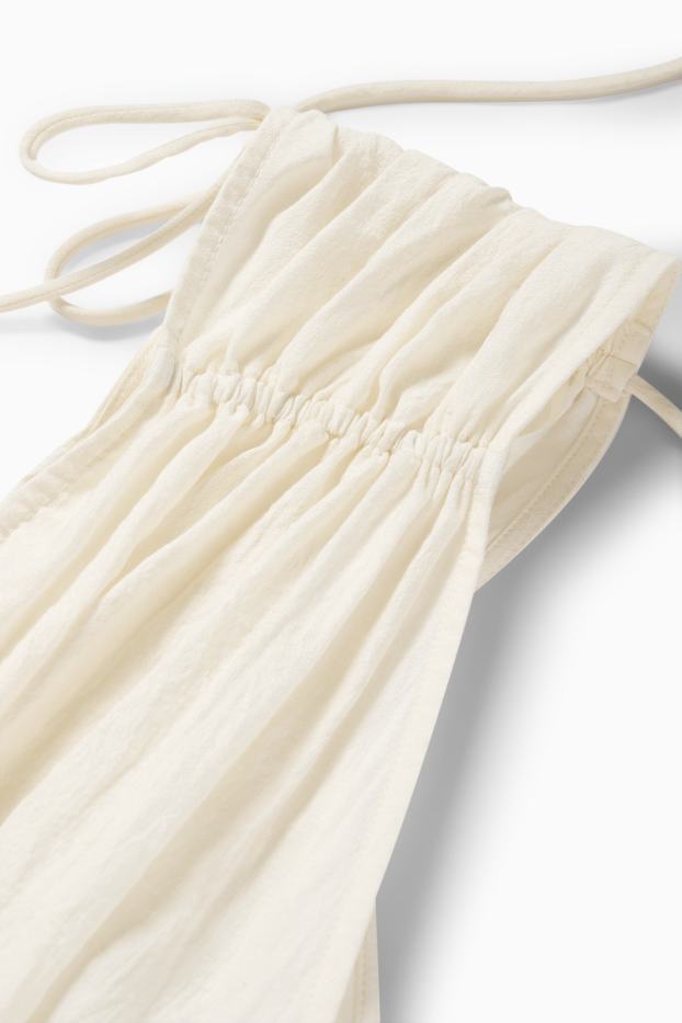 Dames - Blousetop - licht beige